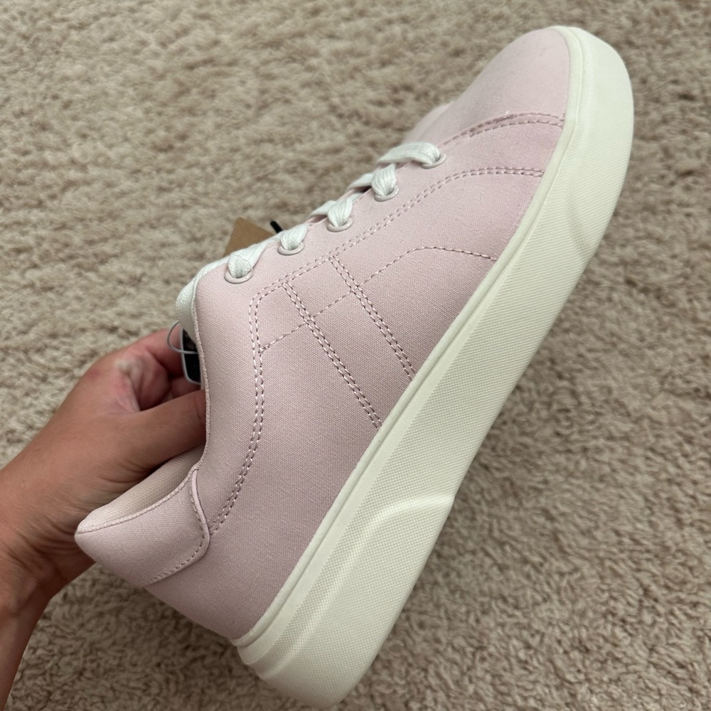 Pink Lace Up Shoes